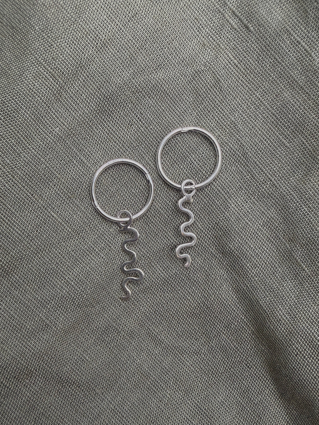 squiggle earrings