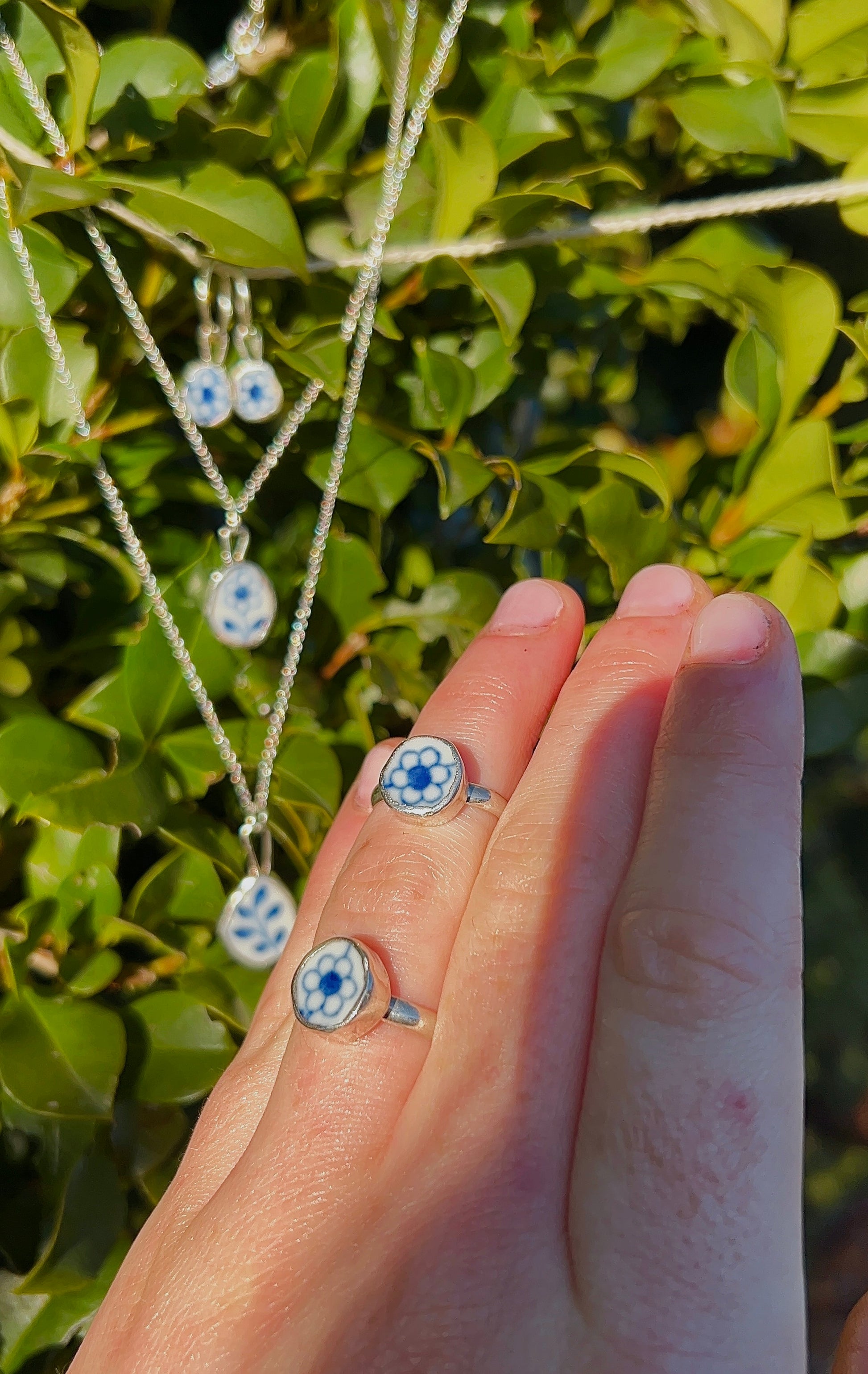 ceramic preservation series: seabloom ring ~ size M