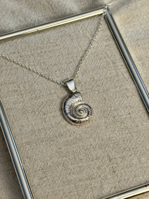 swirl shell necklace