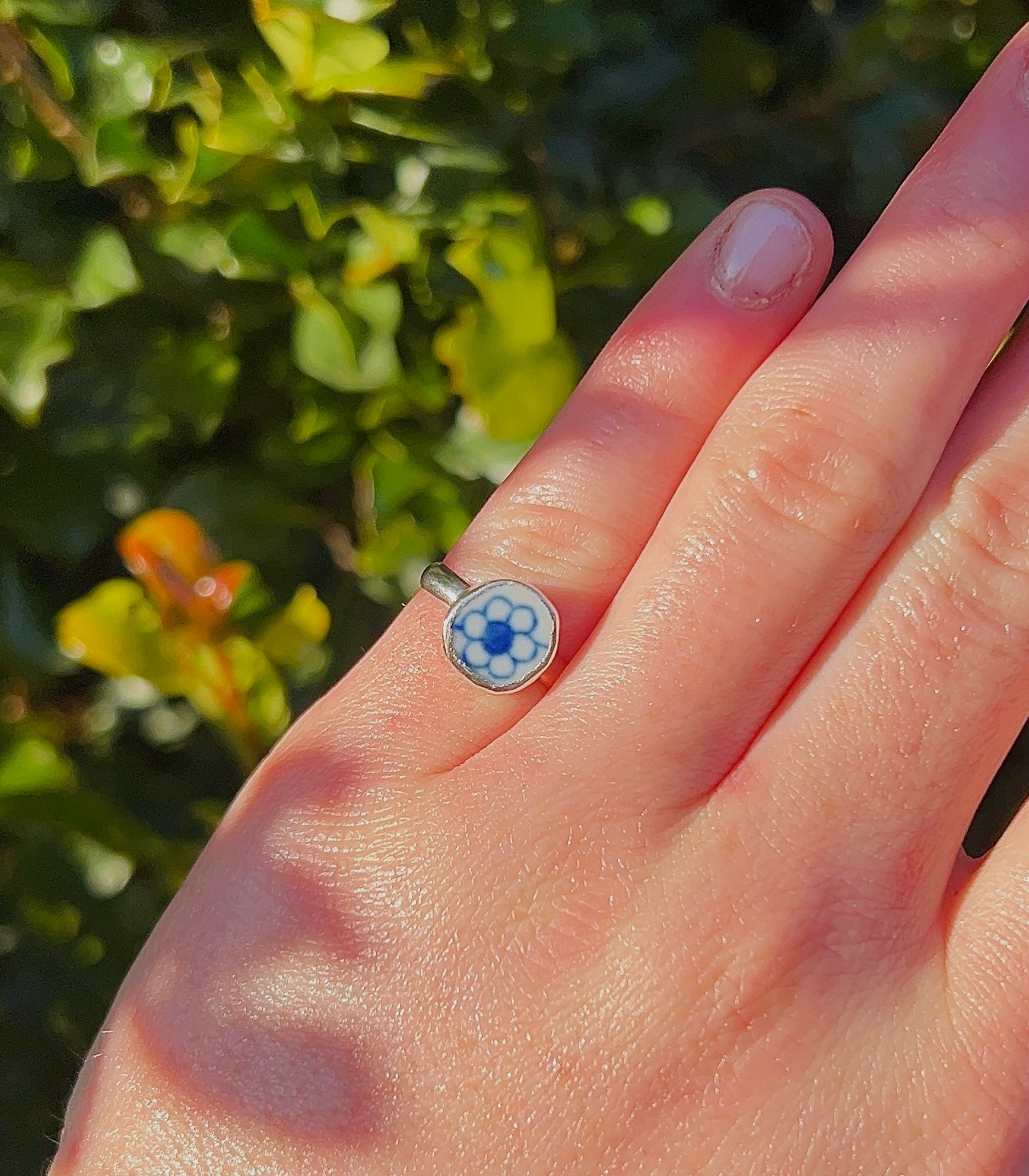 ceramic preservation series: seabloom ring ~ size M