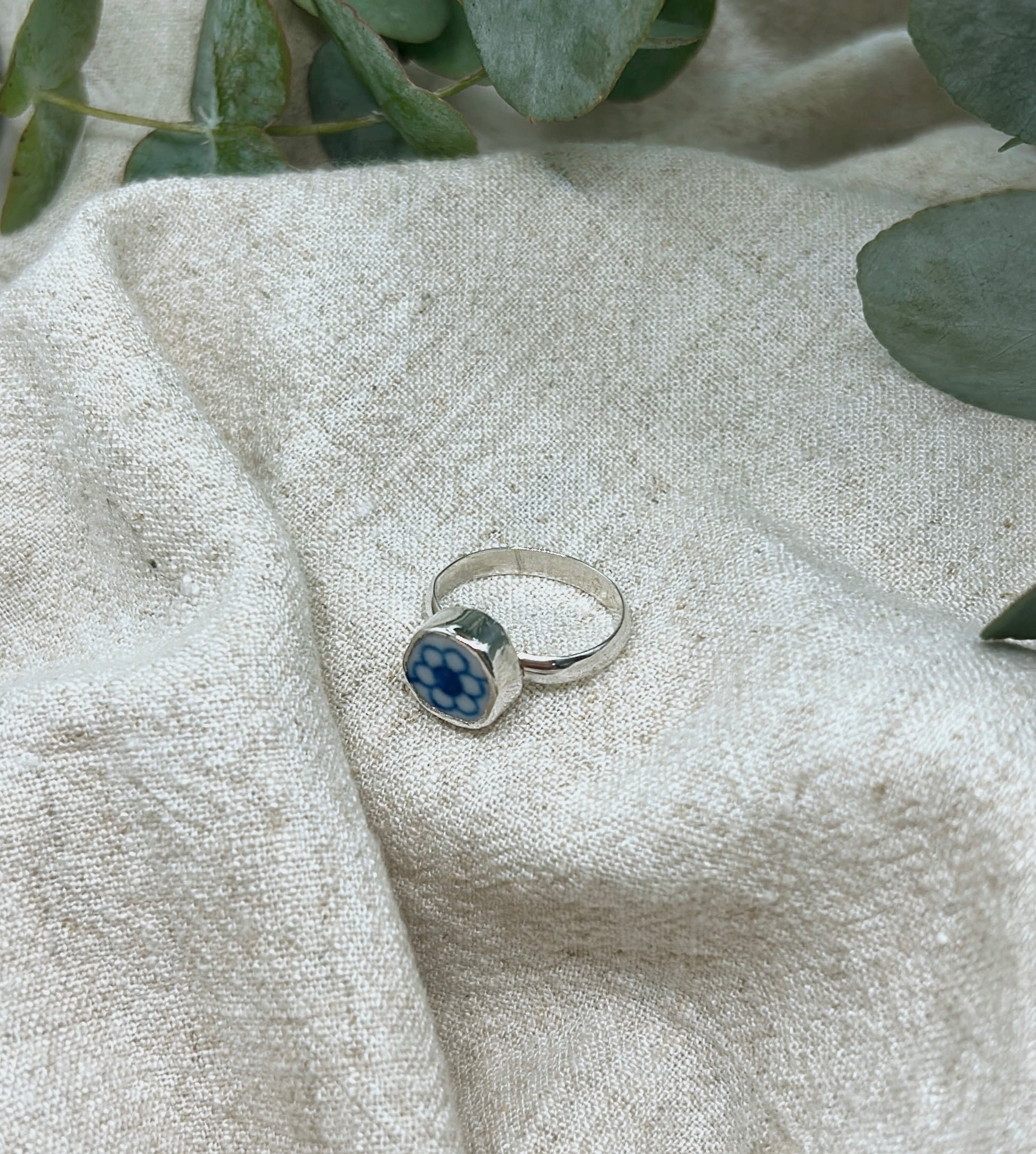 ceramic preservation series: seabloom ring ~ size M