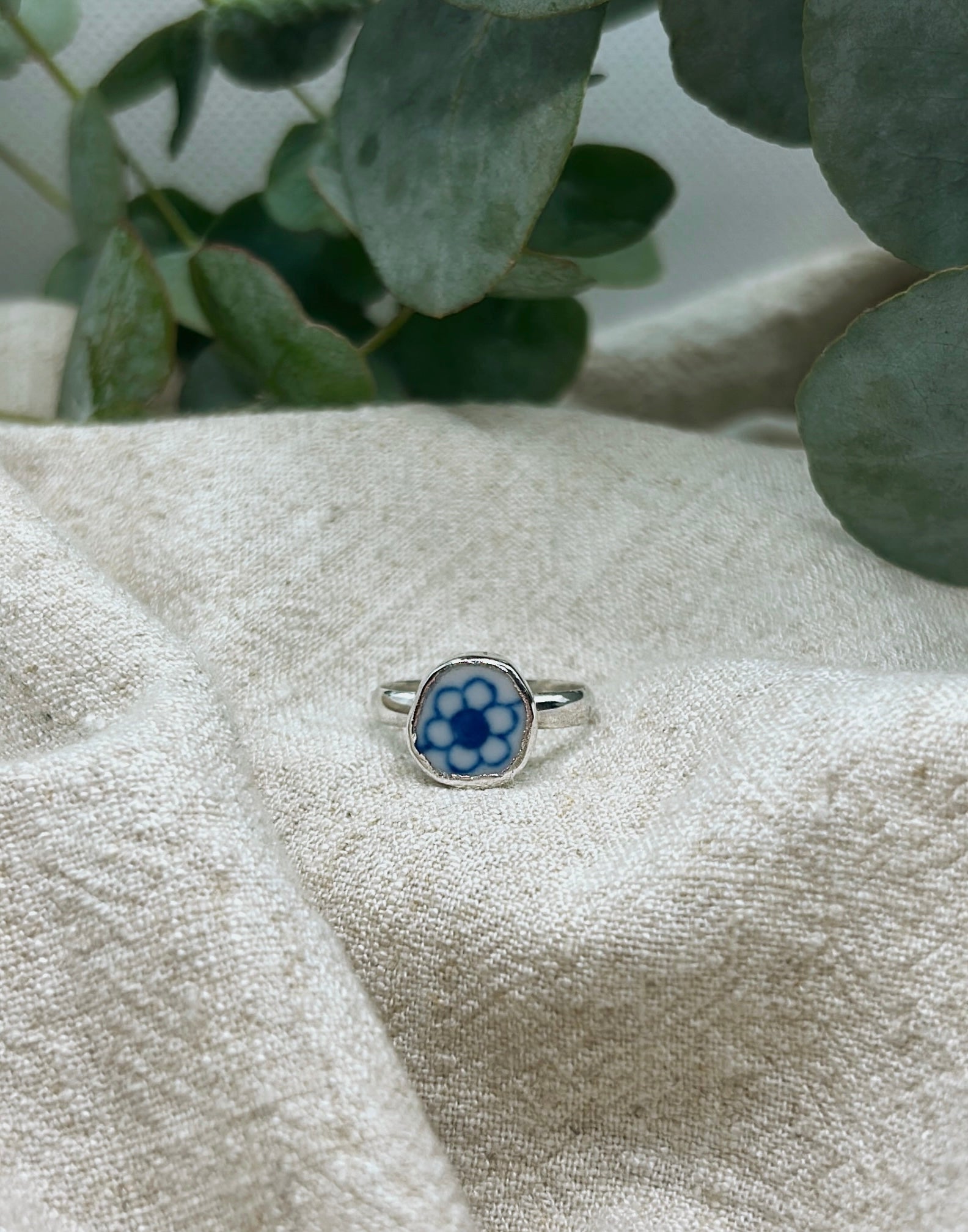 ceramic preservation series: seabloom ring ~ size M