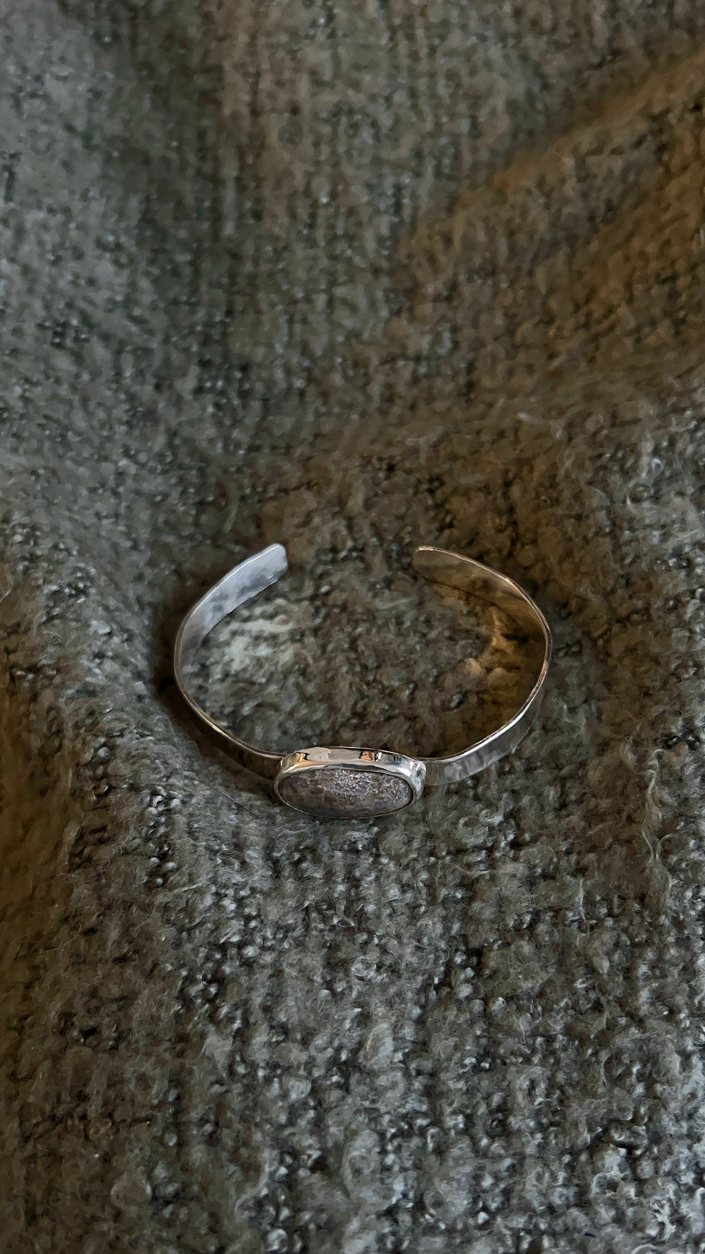 fossil coral thick cuff bracelet