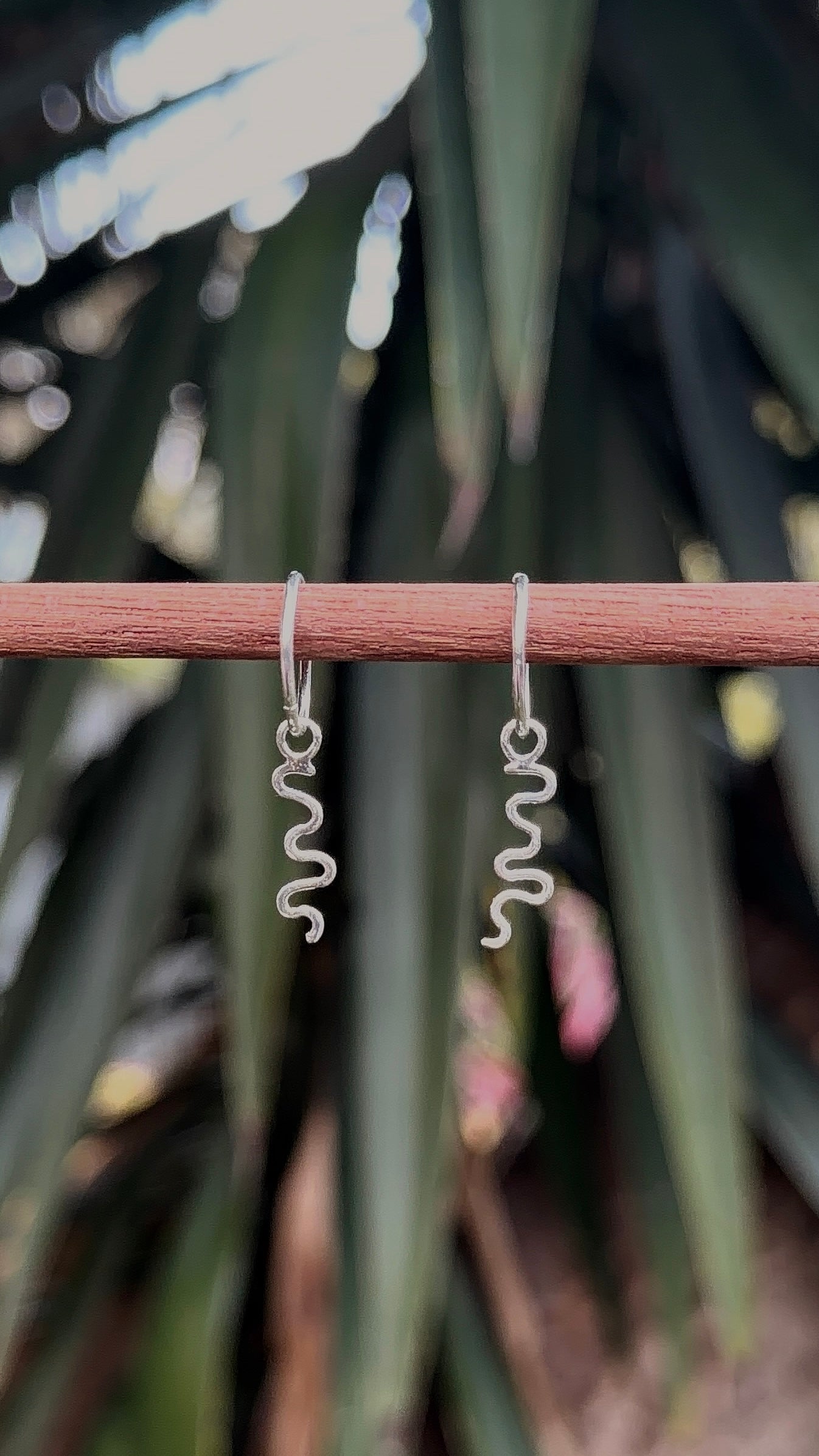 squiggle earrings