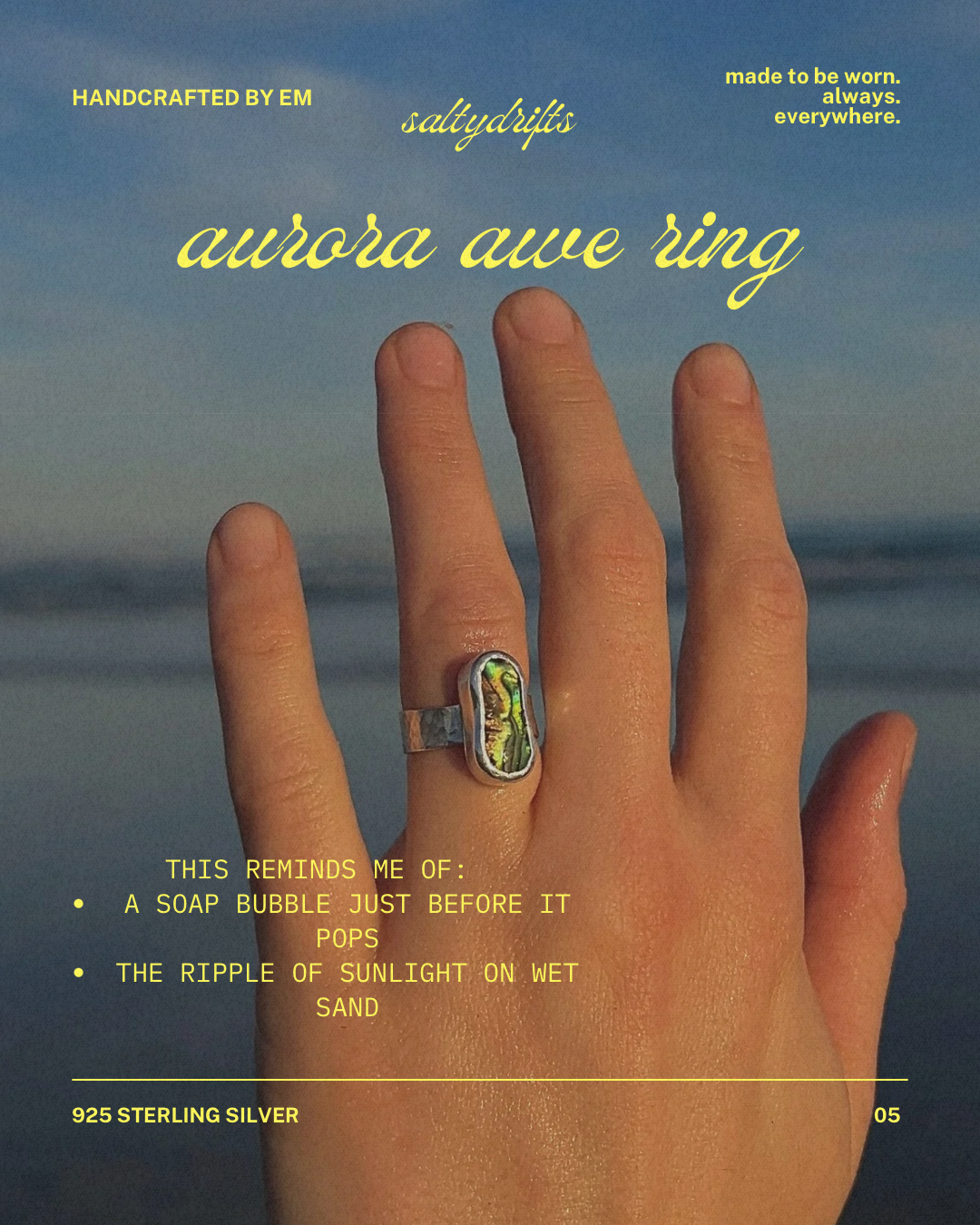 aurora ring (size P)