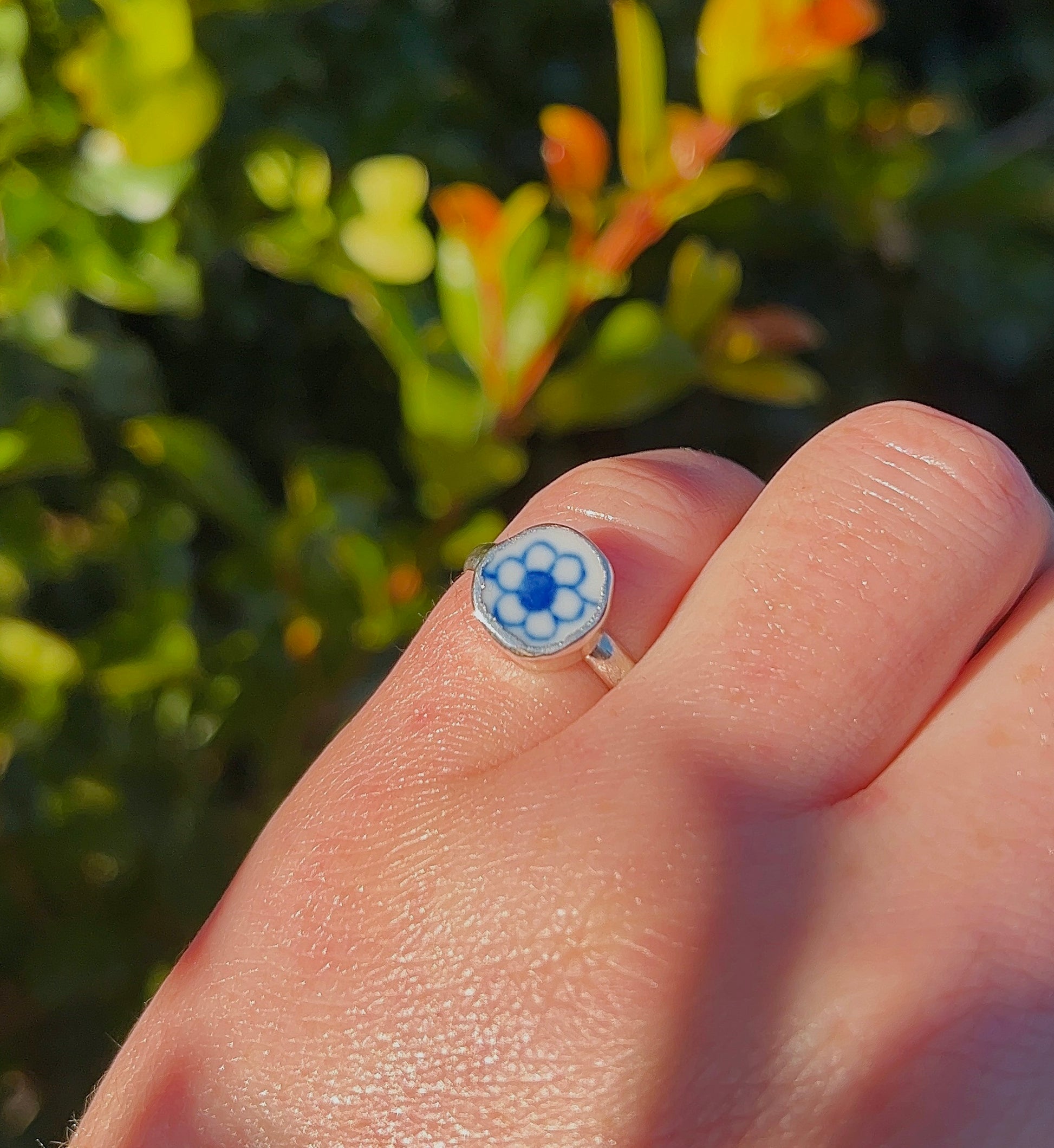 ceramic preservation series: seabloom ring ~ size M
