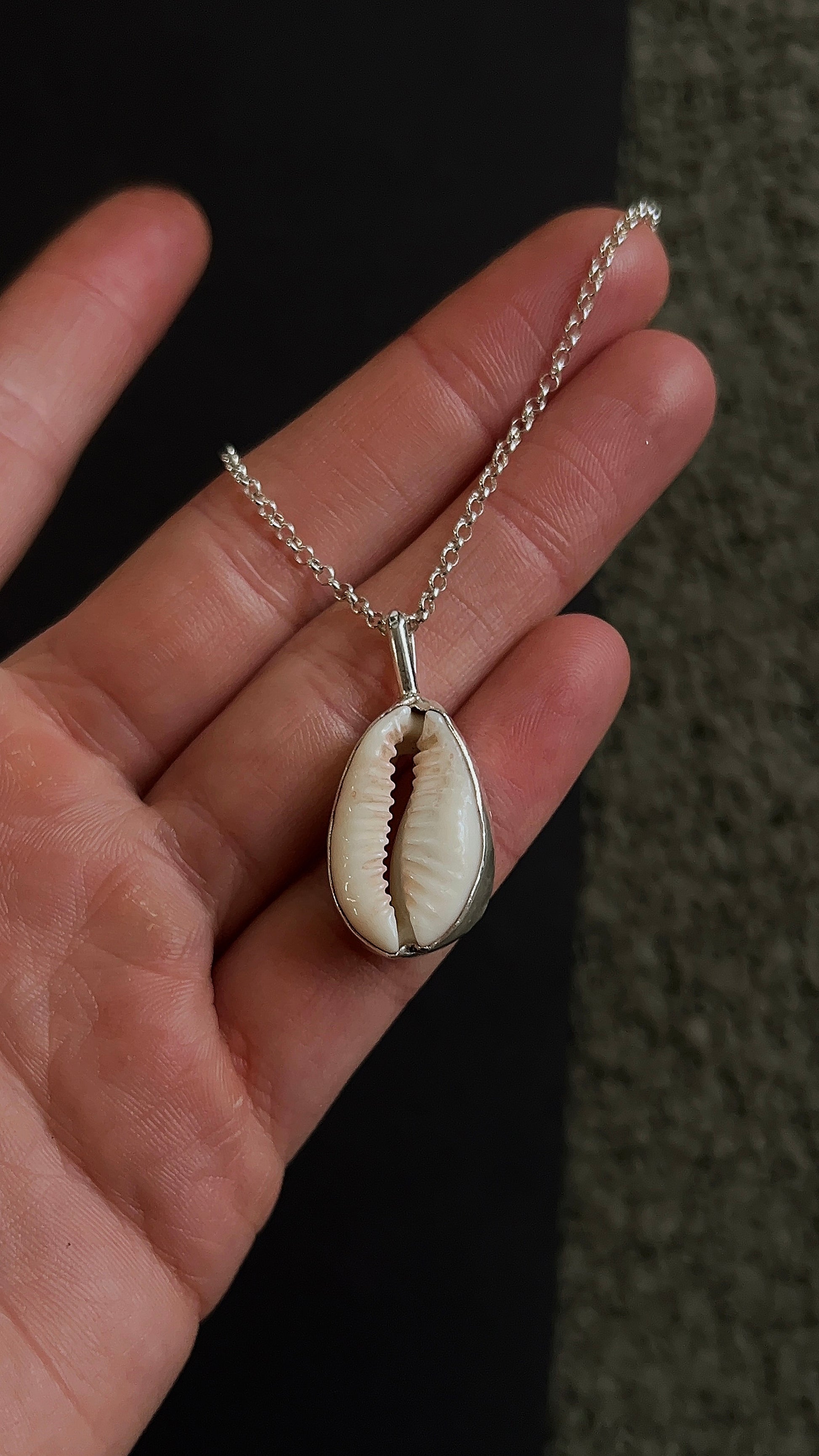cowrie pendant necklace