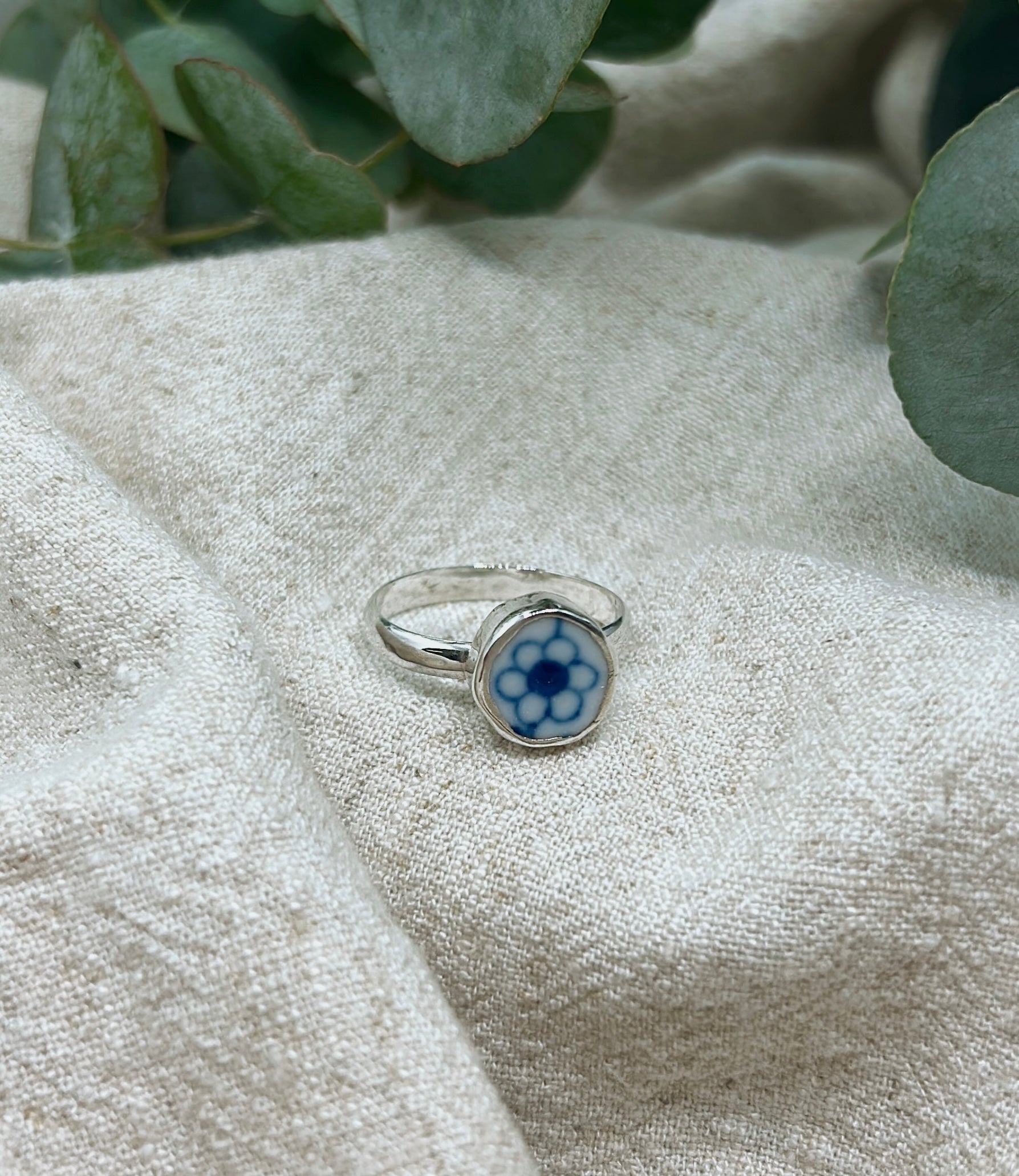 ceramic preservation series: seabloom ring ~ size S