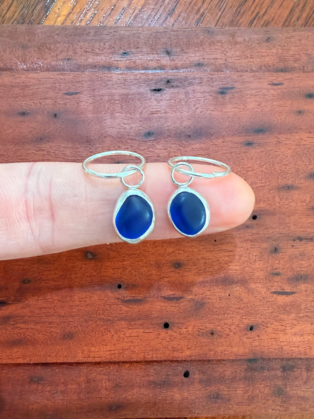 cobalt blue hoops