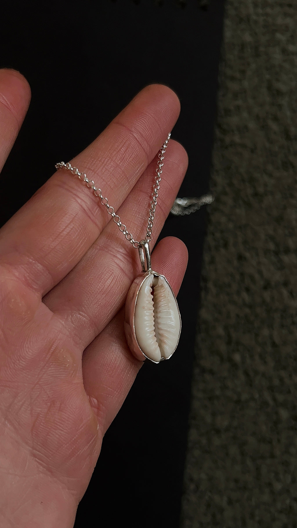 cowrie pendant necklace