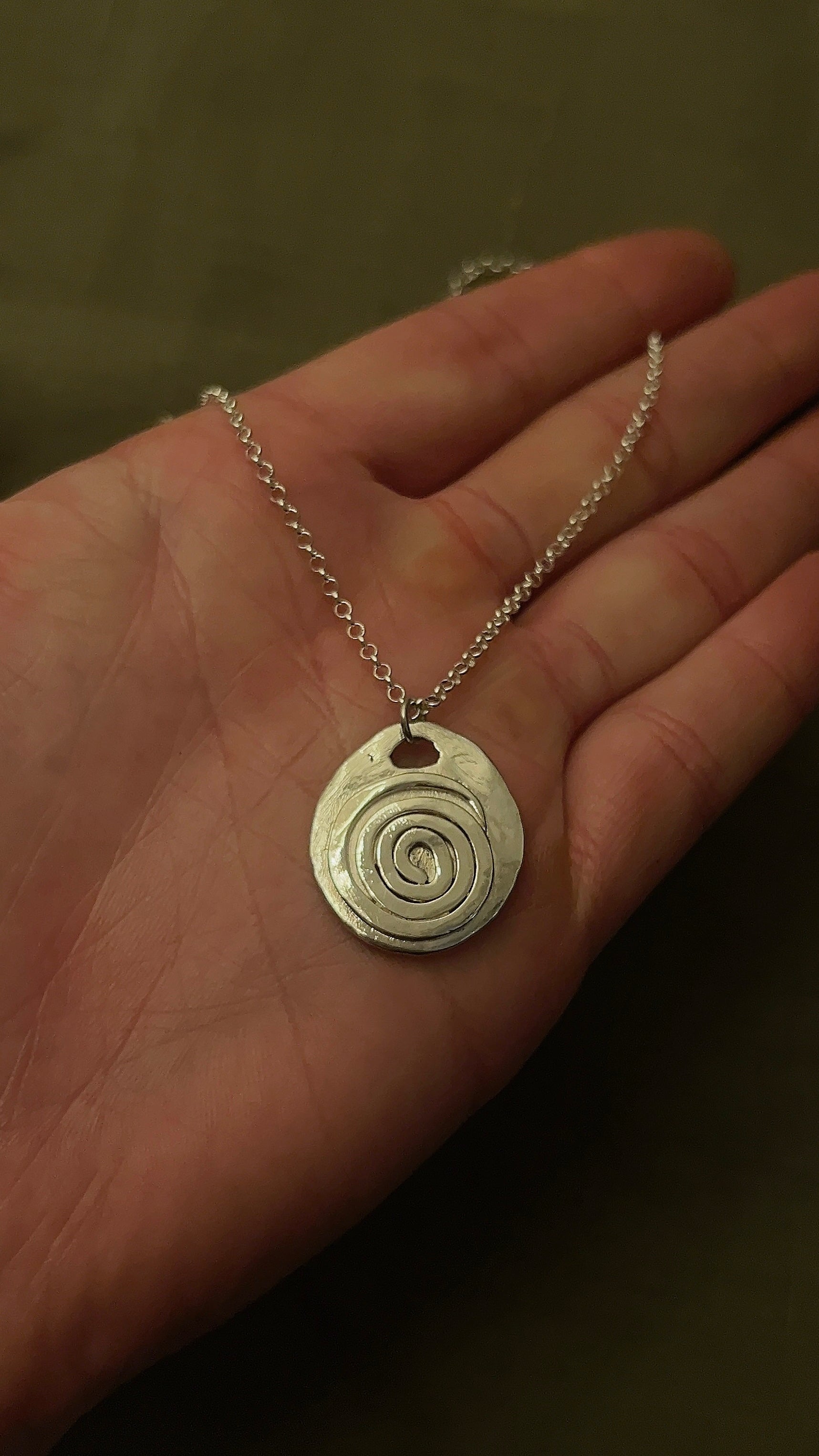 nature's swirl necklace