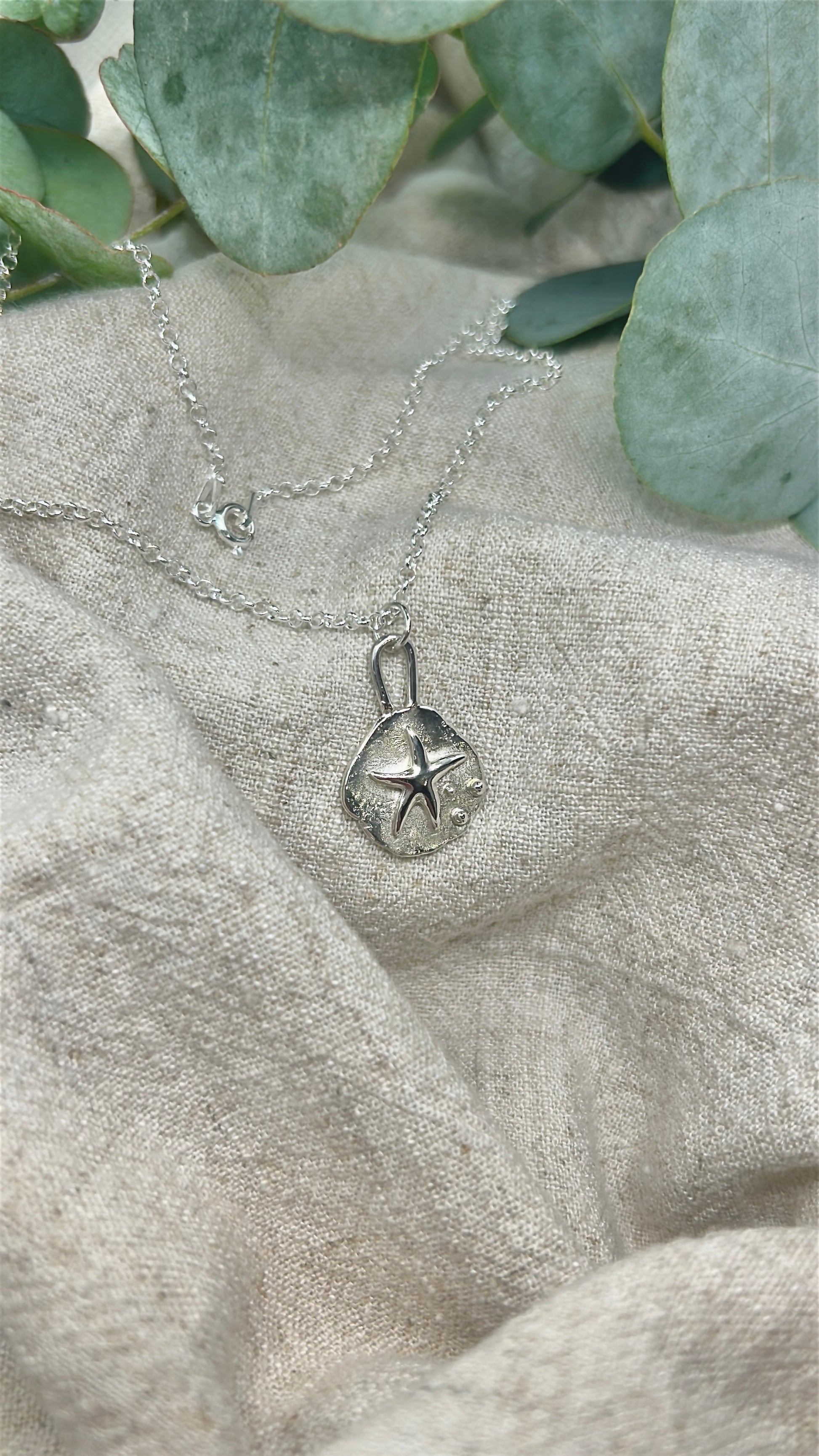 starfish rockpool pendant necklace