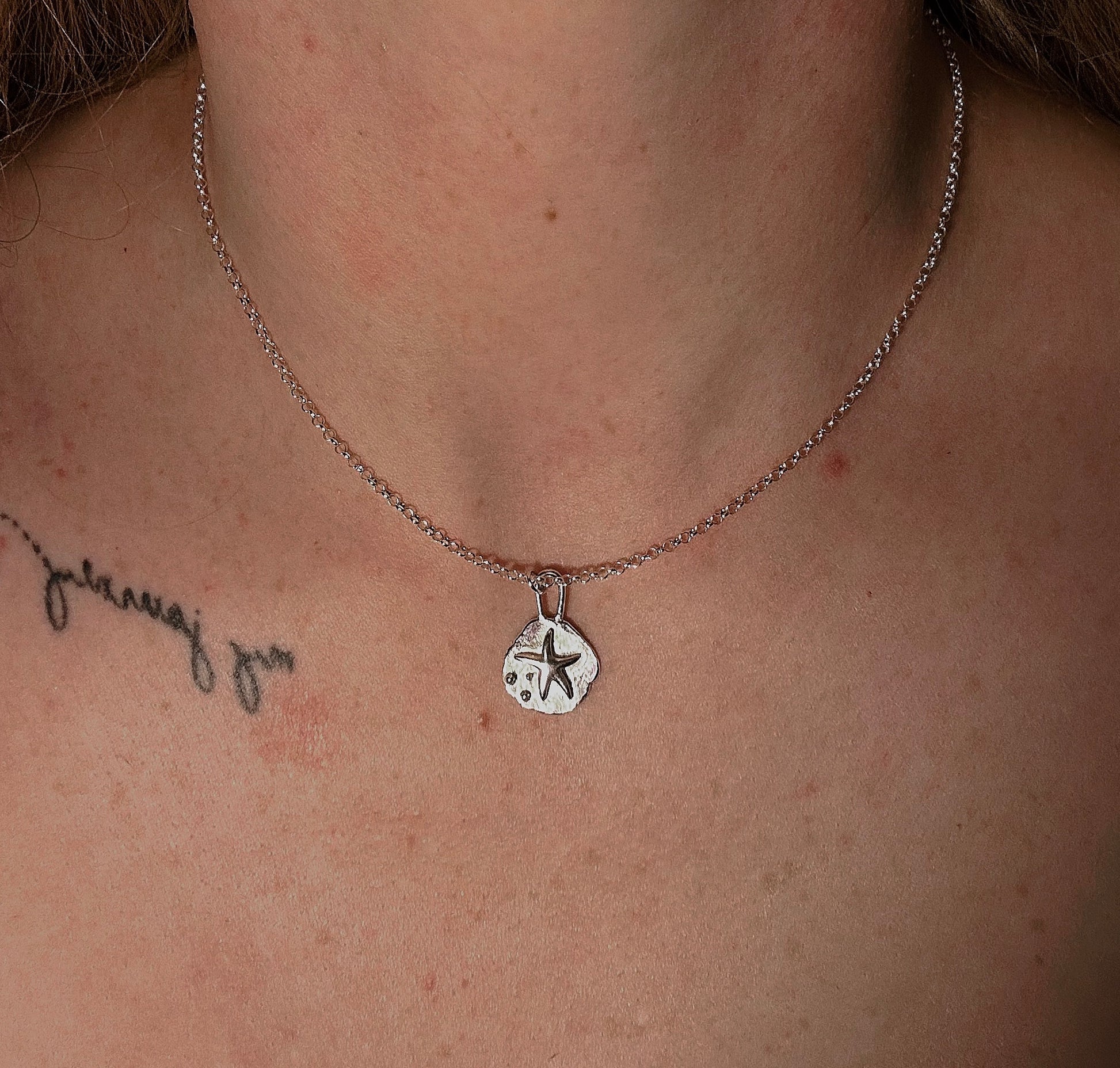 starfish rockpool pendant necklace