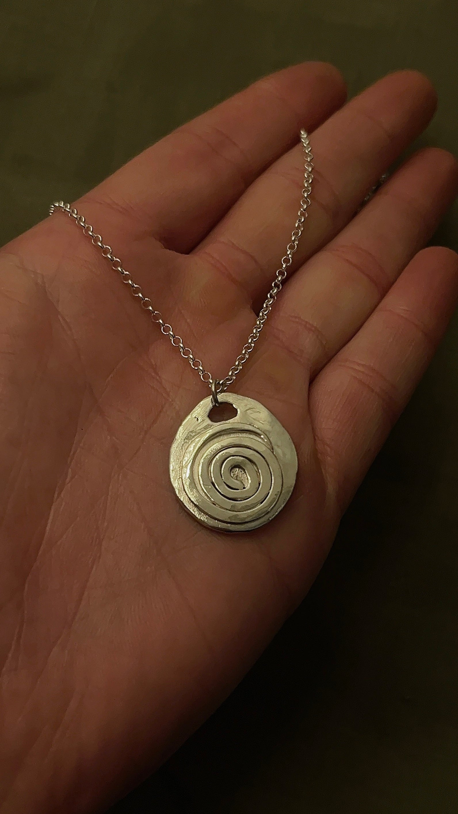 nature's swirl necklace