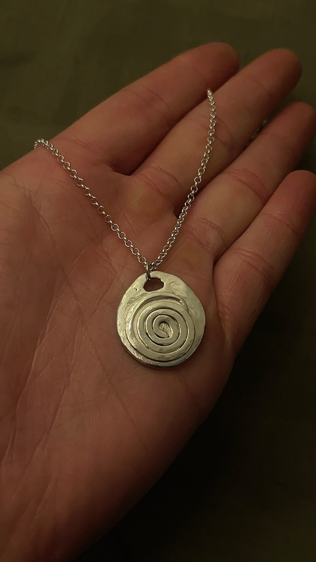nature's swirl necklace