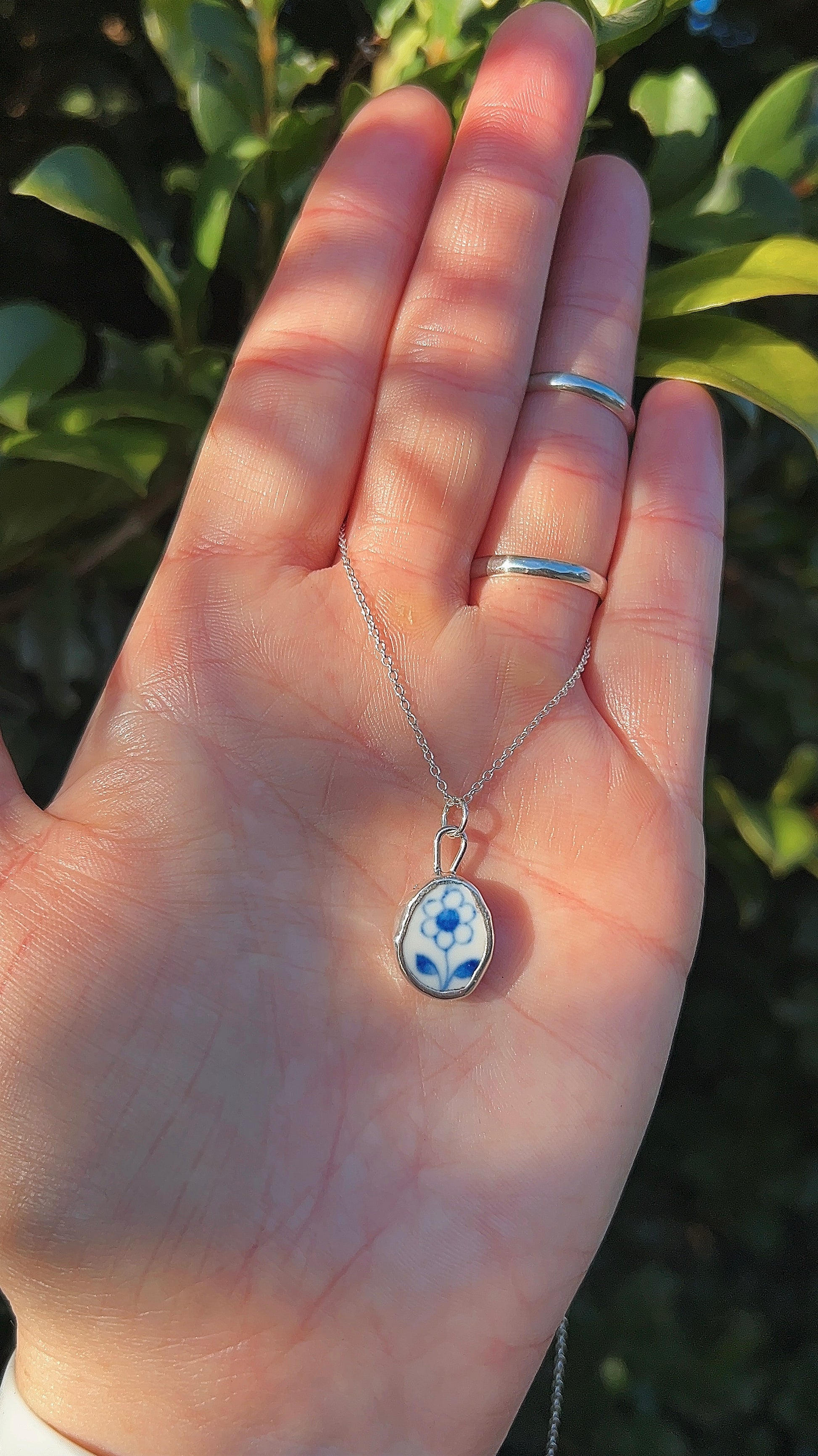 ceramic preservation series: spring pendant necklace