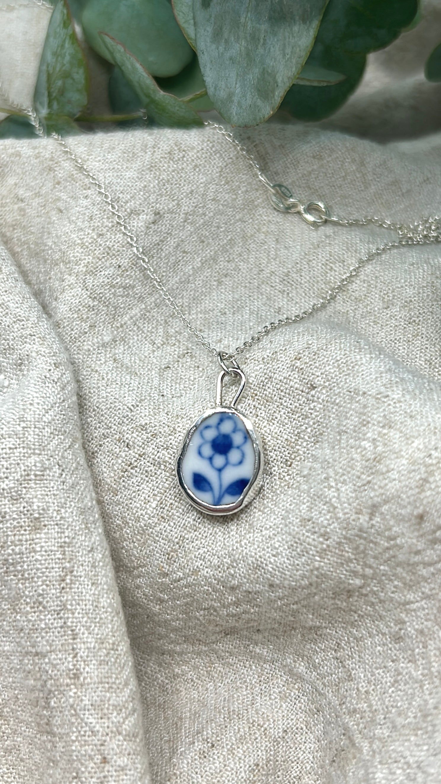 ceramic preservation series: spring pendant necklace