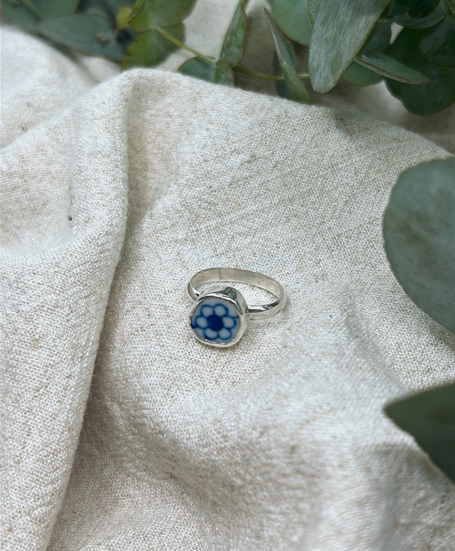 ceramic preservation series: seabloom ring ~ size M