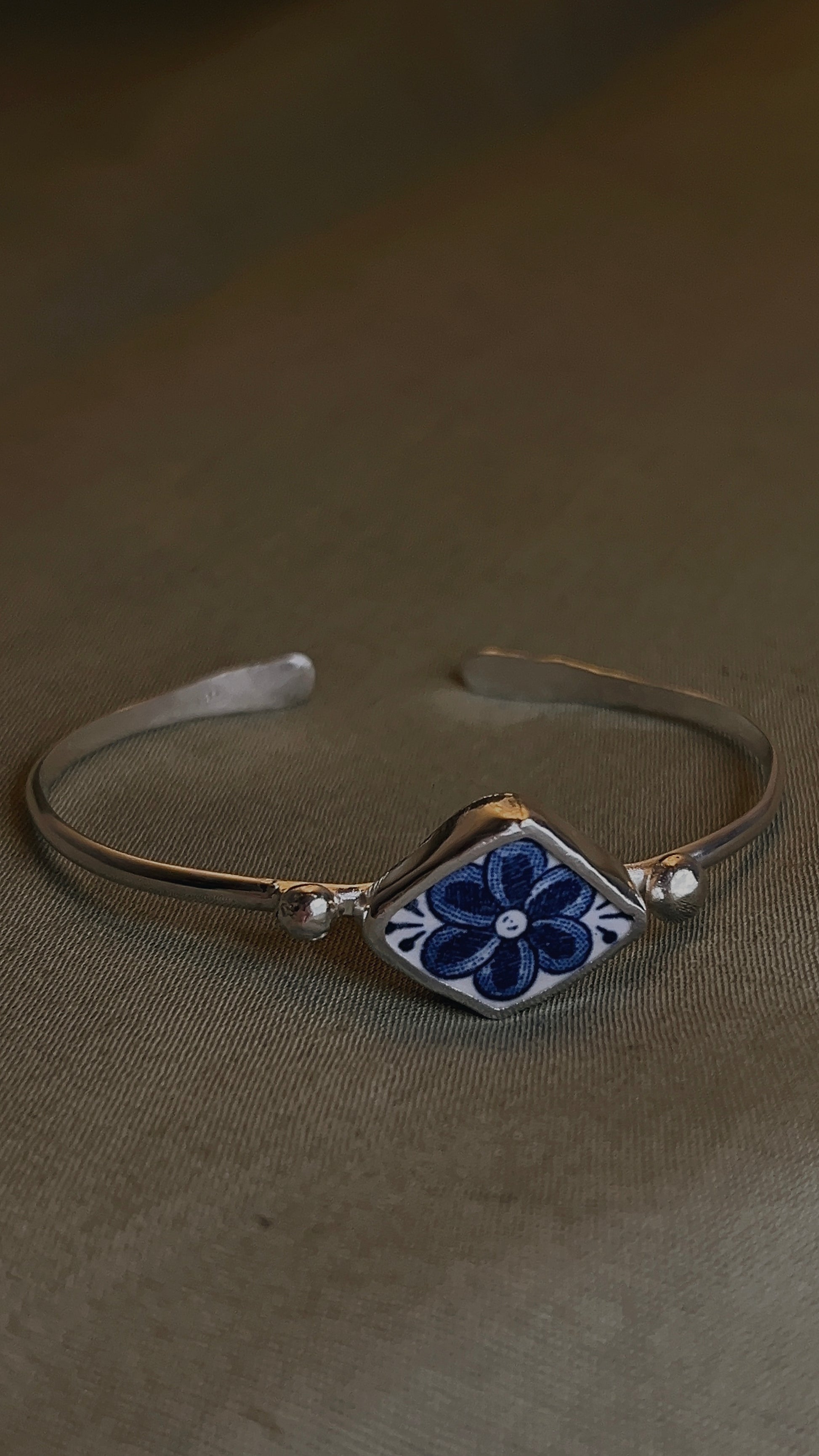 bloom pottery cuff bracelet