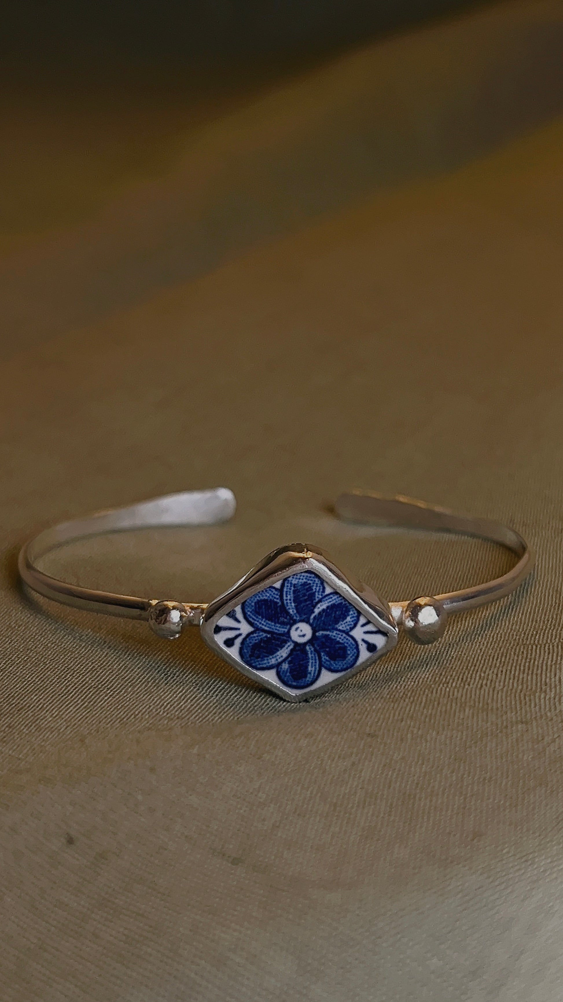 bloom pottery cuff bracelet