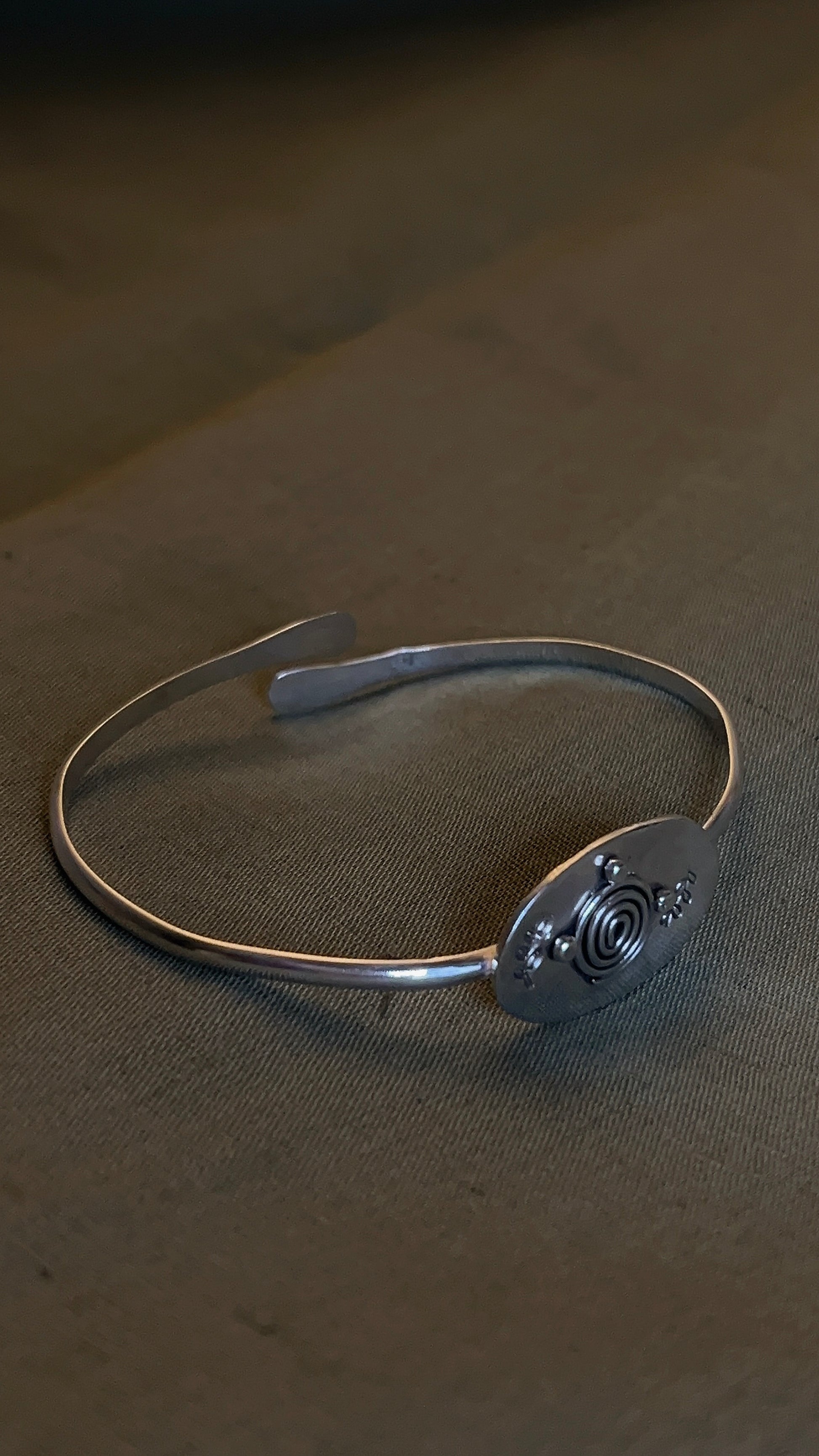 swirls of nature cuff