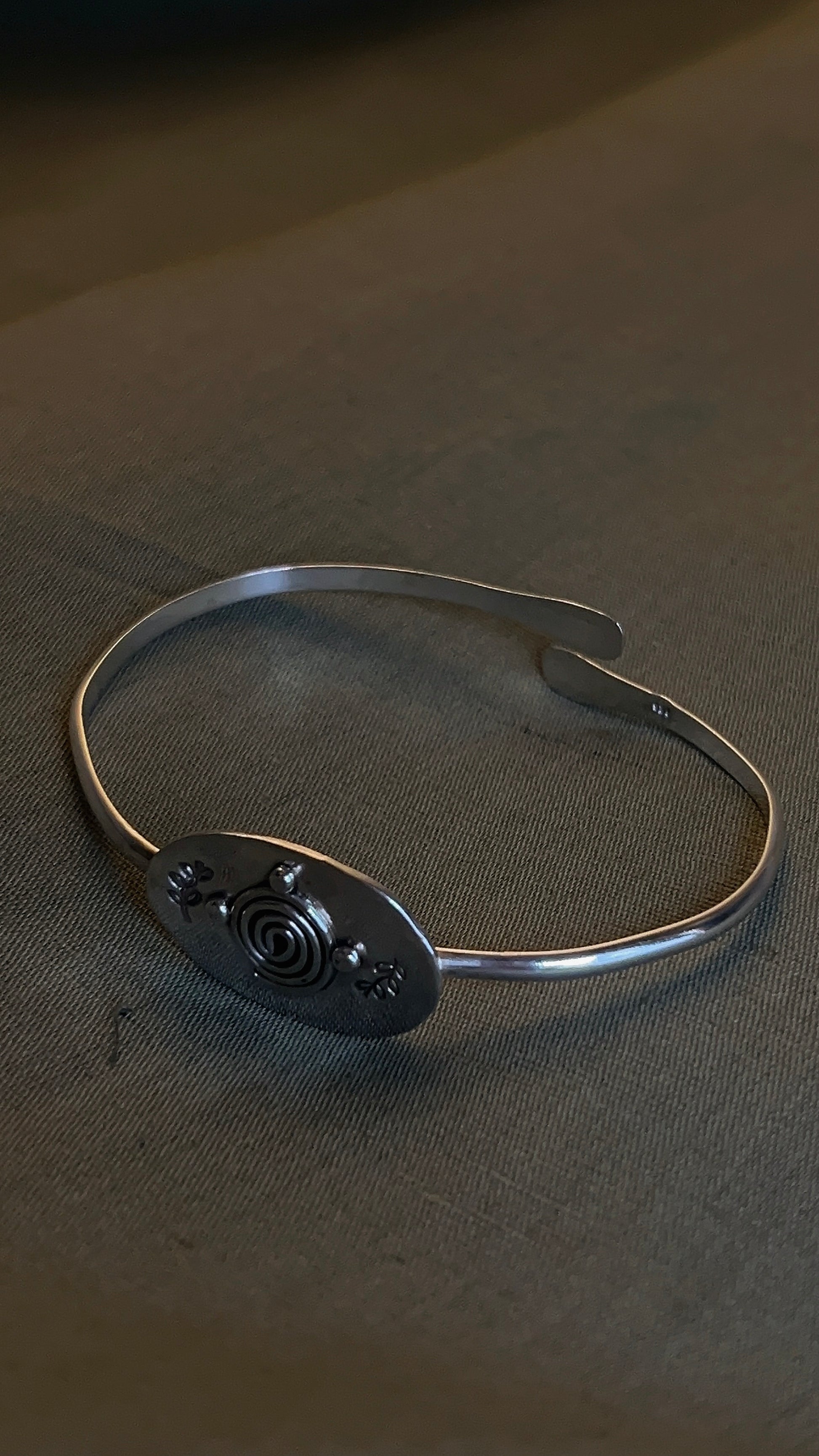 swirls of nature cuff