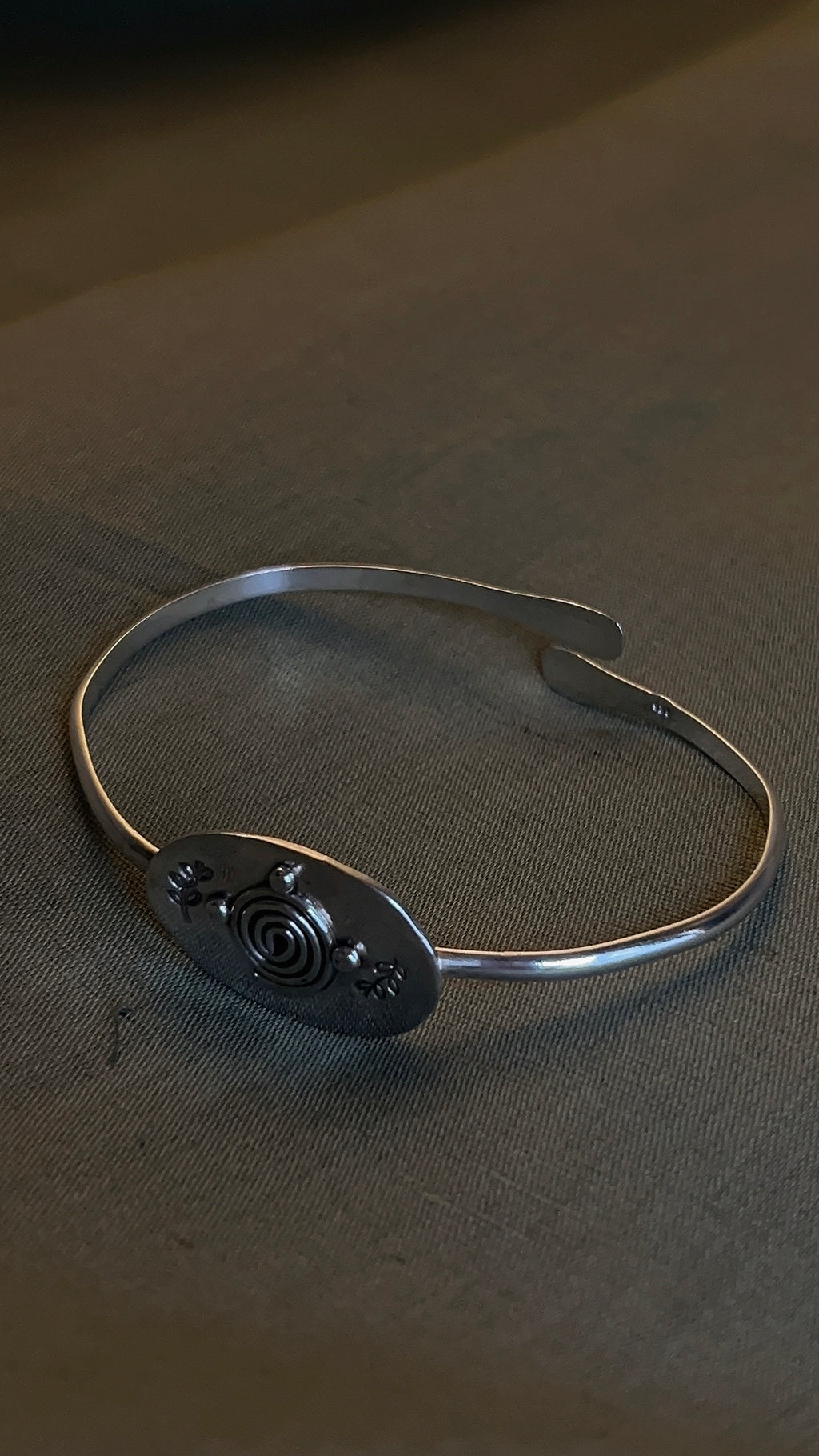 swirls of nature cuff