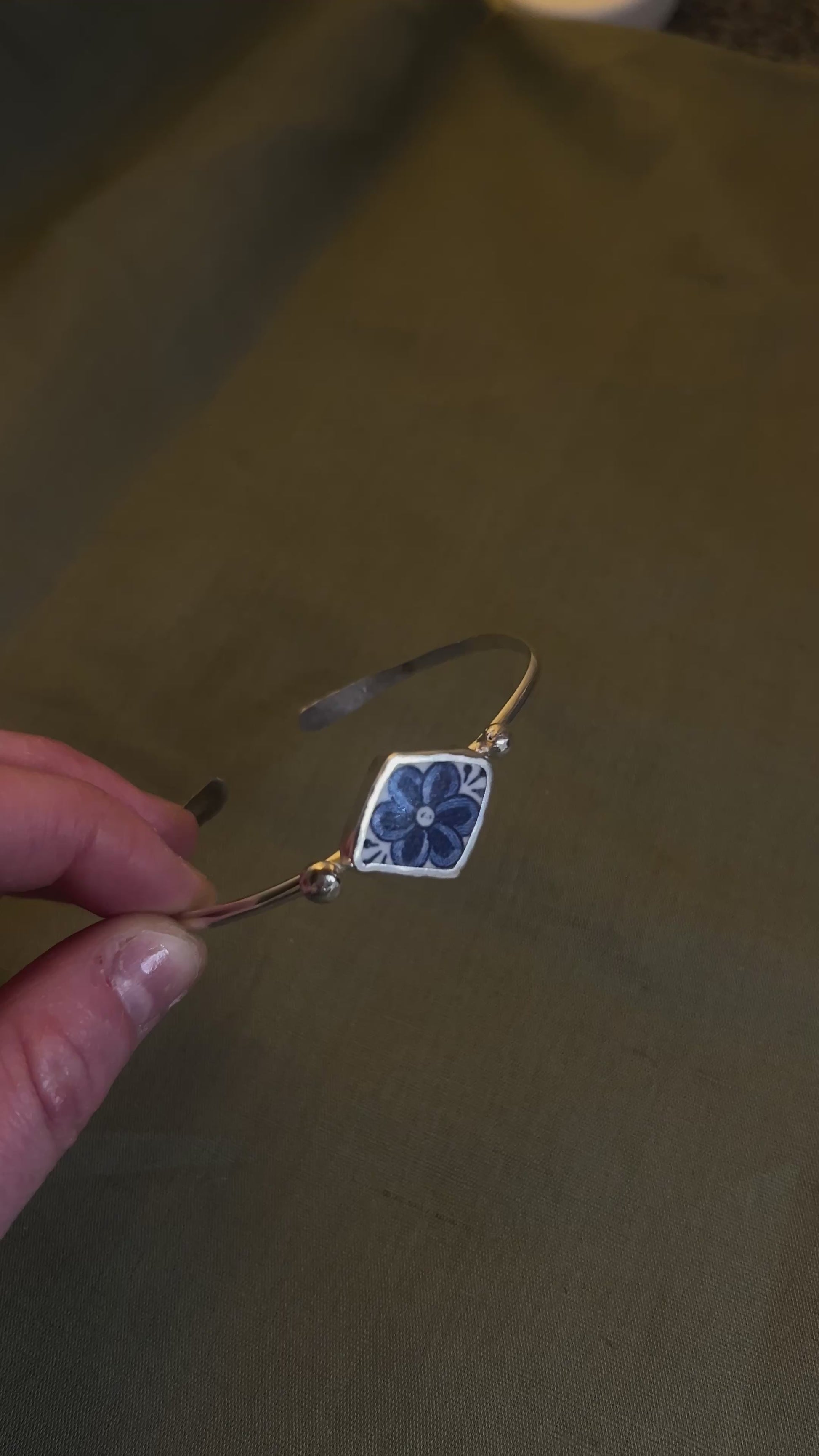 bloom pottery cuff bracelet