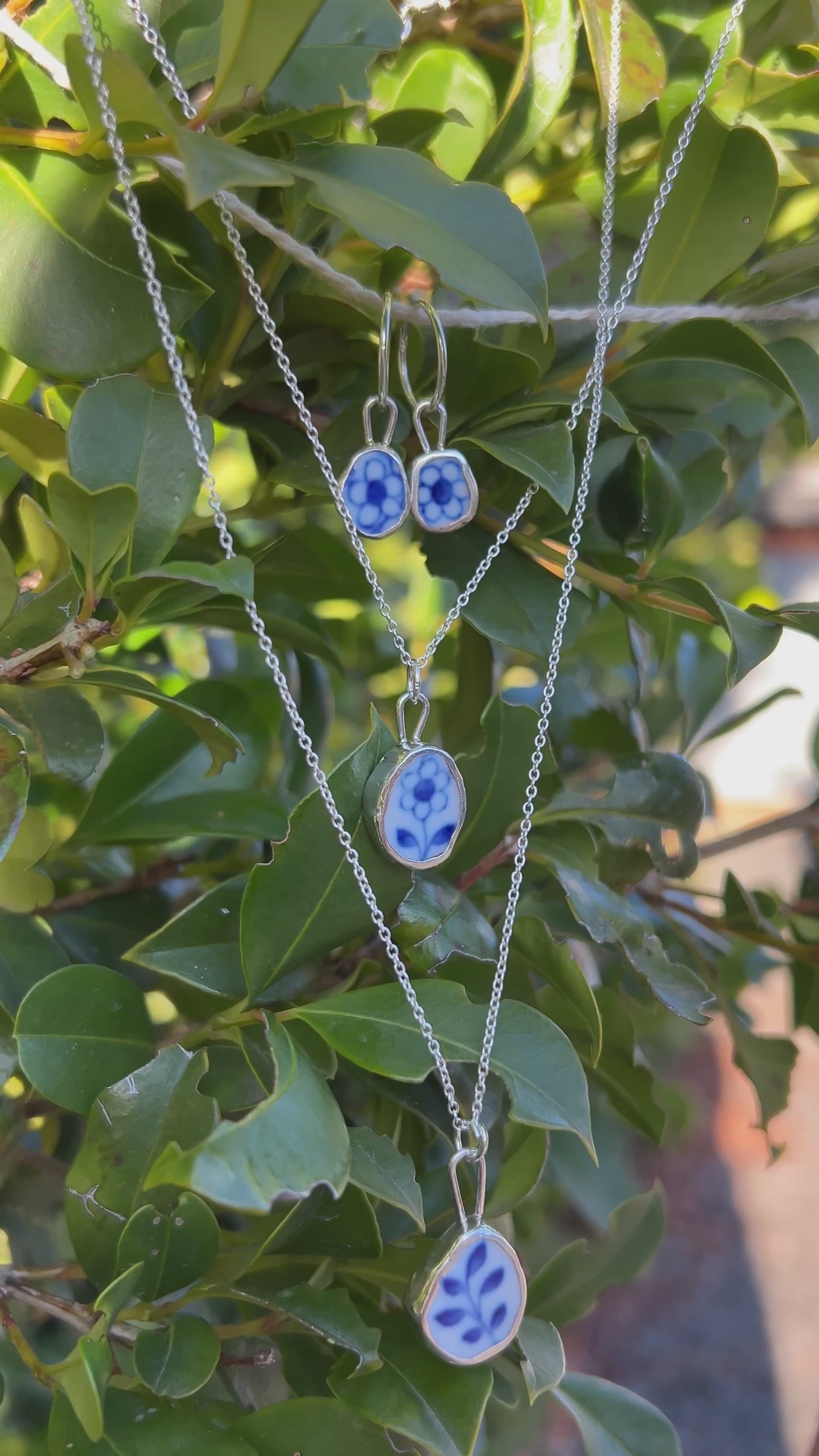 ceramic preservation series: branch pendant necklace